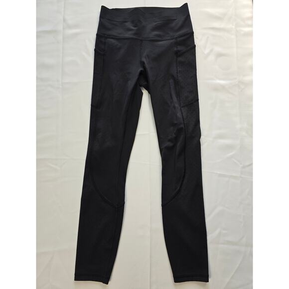lululemon athletica Pants - Lululemon Women's Leggings Size 4 High Rise Black Ankle Length Leggings